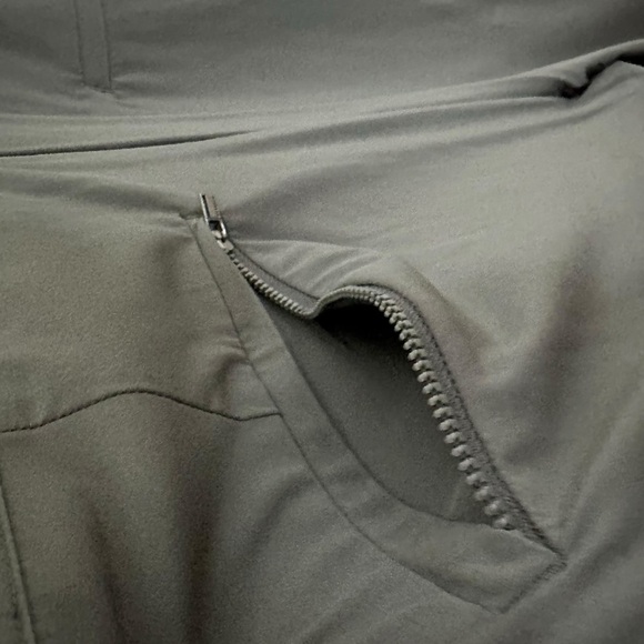 Athleta Womens Topanga Jumpsuit Sz 2X Olive Green Sleeveless Drawstring Waist - Picture 11 of 11